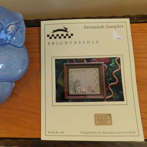 Brightneedle Key West Sampler cross stitch chart Duval Street pink house pattern - Picture 12 of 16